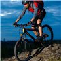 Xbessc 12 Pièces Catadioptre Rond Plastique Catadioptres Jaune Blanc Rouge Réflecteur avec Vis Écrous Réflecteur pour Velo Moto 