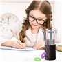 8pcs Stylo Effacable Animaux Stylo Kawaii avec 24 Recharges Stylos Effaçables + 2 Gommes pour Burea