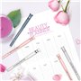 Stylos Encre Gel Effaçable|, 8pcs Stylo Effacable Animaux Stylo Kawaii avec 24 Recharges Stylos Effaçables + 2 Gommes pour Burea