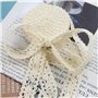 6 Rouleau Rouleaux Ruban Dentelle 30 m Vintage Ruban Dentelle Coton Décoratif Tissu Dentelle au Mètre pour Mariage Décoration Br