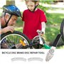 XIAQICA 3 Pièces Kit clé à Molette Ajusteur Frein à Disque Vélo 42/18/15 mm Outil Correction Réglage Réparation Plaquettes Clé C