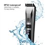 Tondeuse Cheveux Professionnelle Tondeuse Barbe Electrique Imperméable avec Peigne de Réglage Motorisé, Rechargeable Tondeuse Ho