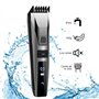 Tondeuse Cheveux Professionnelle Tondeuse Barbe Electrique Imperméable avec Peigne de Réglage Motorisé, Rechargeable Tondeuse Ho