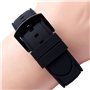 10 Pièces Passant de Montre Silicone pour bracelet 22 mm - Boucle Bracelet Montre Caoutchouc Compatible avec Garmin Forerunner 2