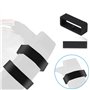 10 Pièces Passant de Montre Silicone pour bracelet 22 mm - Boucle Bracelet Montre Caoutchouc Compatible avec Garmin Forerunner 2