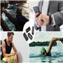 10 Pièces Passant de Montre Silicone pour bracelet 22 mm - Boucle Bracelet Montre Caoutchouc Compatible avec Garmin Forerunner 2