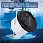 testeur de jauge ronde précis à 6 chiffres pour 12 à 36 V CC