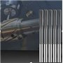 10mm Jambe droite Alésoir Machine HSS H7 Outil de coupe de fraisage pour alésoir, Diamètre de la queue 10mm, Alésoir En Acier Ra