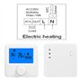 Régulateur de Température de Chauffage sans Fil LCD Thermostat Programmable Numérique pour Système de Chau