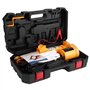 Cric Électrique 12V 2T, Levage Voiture 12-35 cm Avec Contrôleur, Cric Ciseaux Automobile Pour SUV Van Garage