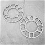 Entretoises de Roue, 2pcs 10mm en Alliage d'Aluminium Général Cales Universelles pour Goujon 4/5