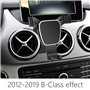 Lunqin Support de téléphone de voiture pour Mercedes-Benz Classe B 2019-2020 B180 B200 Accessoires Auto Support de navigation Dé