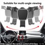 Lunqin Support de téléphone de voiture pour Mercedes-Benz Classe B 2019-2020 B180 B200 Accessoires Auto Support de navigation Dé
