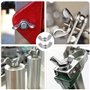 Ecrou Papillon en Acier Inoxydable 50 Pièces M6 Écrous à Oreilles Ecrous à Ailette Filetage Métrique Femelle Outils Bricolage Ou