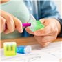 12 Pcs Taille Crayon avec Reservoir en Plastique