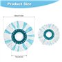 Têtes de Rechange pour Balai Serpillère,2 PCS Tête de Balai de Rechange Compatible Leifheit Serpillière Tête de Balai en Microfi