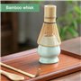 Matcha Kit 5 pièces Matcha set - comprenant un fouet en bambou une cuillère un tamis un bol à Matcha de 500 ml et un support pou