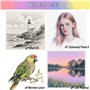 Atliberswo – Papier aquarelle 30 feuilles format A3 300 g/m² – Idéal pour l'aquarelle, la gouache, l'acrylique, le dessin artist
