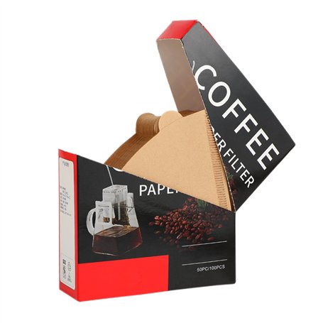 100 Filtres à Café - Filtre à Café en V 12