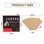5 cm - Papier Fibre de Bois - Pour Cafetières