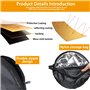 Réflecteur 5 en 1 - Réflecteur Pliable Multifonction 60cm - Tissu de Haute Qualité - Offre Une Lumière Uniforme et Une Réflexion