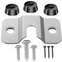 Kit de fixation pour cible de fléchettes – Support mural en acier inoxydable avec vis