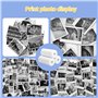 10 Rouleaux de Papier Thermique - Rouleau papier appareil photo enfant 5,7 x 3 cm - Papier Thermique pour Appareils Photo Instan