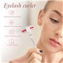 Lot de 2 mini recourbe-cils de voyage - Grand angle - Pour toutes formes et tailles d'yeux - Crée des cils relevés (blanc)