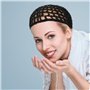 strrng Lot de 2 filets à cheveux, filets à cheveux pour dormir, bonnet de douche court en maille pour dormir, bonnet de douche c