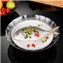 CAM2 Cuiseur vapeur, cuiseur à légumes, panier vapeur en acier inoxydable, panier vapeur pliable pour fruits et légumes, cassero