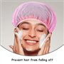 Lot de 4 Bonnets de Sommeil en Maille pour la Nuit Filets à Cheveux Bouclés pour Femme - Protection des Doux, Réutilisables, Lav