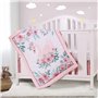 YJM Parure de lit 3 pièces motif cygne pour filles – Drap de lit