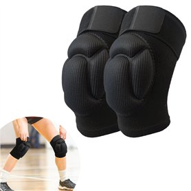 UZSUZZ Genouillères de Protection Genouillère Sport Genouillères de danse 30cm Eponge Epaissie Genouillère Antidérapant Réglable