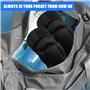 UZSUZZ Genouillères de Protection Genouillère Sport Genouillères de danse 30cm Eponge Epaissie Genouillère Antidérapant Réglable