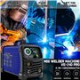 VELPAX Poste à Souder MIG-140,Poste A Souder MIG MMA TIG 140Amp MIG/Stick MIG Sans gaz Flux Core MIG,Soudage par points, IGBT In