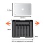 TTSTOIEE Range-couverts pour tiroirs - Porte-couverts réglable - Porte-ustensiles pour tiroirs de cuisine - Organisateur de cuis