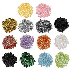 HONGXIN-SHOP Sequins Loisirs Créatifs Paillettes 6 mm Couture Paillettes pour Bricolage Fabrication d'Artisanat Mariage de Noël