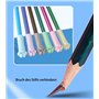 Lot de 12 craies de couture - Bleu et blanc - Marqueurs pour tissu - Pour notes, artisanat, couture - Craie de couture - Crayon 