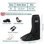 TNEDFOD Couvre Chaussure Impermeable Réutilisables, Chaussures de Pluie Pliables avec Fermeture Éclair, Chaussures de Pluie Couv
