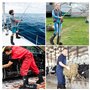 TNEDFOD Couvre Chaussure Impermeable Réutilisables, Chaussures de Pluie Pliables avec Fermeture Éclair, Chaussures de Pluie Couv