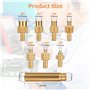 TNEDFOD 8 pcs Pannes de fer à Souder aide à la Fusion pour M2 M2.5 M3 M4 M5 M6 M8 T18, Weller Série ST Pannes de fer à Souder Ac