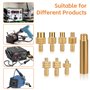 TNEDFOD 8 pcs Pannes de fer à Souder aide à la Fusion pour M2 M2.5 M3 M4 M5 M6 M8 T18, Weller Série ST Pannes de fer à Souder Ac