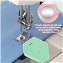 TNEDFOD 3 Pièces Guide Couture Aimanté pour Machine à Coudre, Guides de Couture Magnétiques Amovibles pour Machine à Coudre, Out
