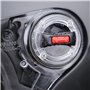 POFET - 1 paire Moto de fixations pour visière de casque avec interrupteur rotatif pour casque LS2 Lentilles de Casque ect.