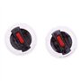 POFET - 1 paire Moto de fixations pour visière de casque avec interrupteur rotatif pour casque LS2 Lentilles de Casque ect.