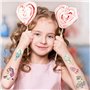 Acevegue 20 Feuilles Cadeaux Licorne pour Fille, Licorne Tatouage Fluorescent Enfant Fille Autocollant Jouet Licorne, Déco licor