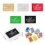 Yayatty 8 PCS Tampons en Bois des Plantes Bois Caoutchouc Tampons Scrapbooking Tampon Vintage en Bois et 5 Couleur Tampons Encre