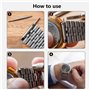 Barrettes à Ressort Montre,360 pièces de Montre Bracelet Broches Barrettes à Ressort 8-25 cm Kit de Réparation Montre pour montr