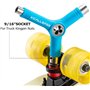 Namvo Skate Tools Matériel Outil pour Skateboard Clé Anglais, Skateboard Y-Tool pour Montage, Démontage, Réparation et Remplacem