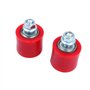 Namvo 2 pièces Moto 8mm chaîne Rouleau tendeur Guide de Roue avec Boulon adapté pour YFZ 350 Banshee Moteur Rouge